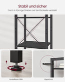 Segenn's Naples Boekenkast met 6 Lagen en Handgrepen – Stevige Open Kast voor Woonkamer of Kantoor