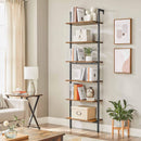 Segenn's Parma Industriële Vrijstaande Boekenkast met 6 Planken-Stoer Industriëel Rek-Robuust Vrijstaand Opbergrek