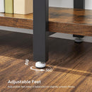 Segenn's Naples Stevig Vrijstaand Opbergrek met 5 Planken-Robuuste Vrijstaande-Industriële Vrijstaande Boekenkast