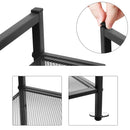 Segenn's Schoenenkast - Schoenenrek - met 3 planken - voor 9-12 paar schoenen - Zwart