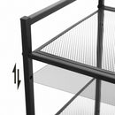 Segenn's Schoenenkast - Schoenenrek - met 3 planken - voor 9-12 paar schoenen - Zwart