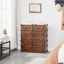 Segenn's Perugia Opbergrek met 10 Vakken – Wandkast of Boekenkast voor Thuis of Kantoor