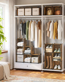 Segenn's Novara Stapelbaar Schoenenrek voor Slaapkamer – Vintage Bruin – Ruimtebesparend Opbergrek voor Schoenen