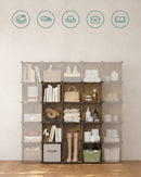 Segenn's Novara Stapelbaar Schoenenrek voor Slaapkamer – Vintage Bruin – Ruimtebesparend Opbergrek voor Schoenen