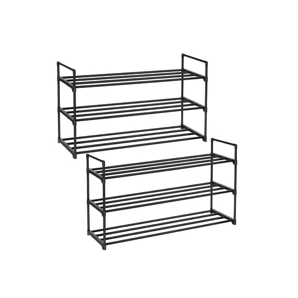 Segenn's Ferrarra Schoenenrek met 3 Planken – Opbergrek voor Schoenen – Compact Schoenenkastje