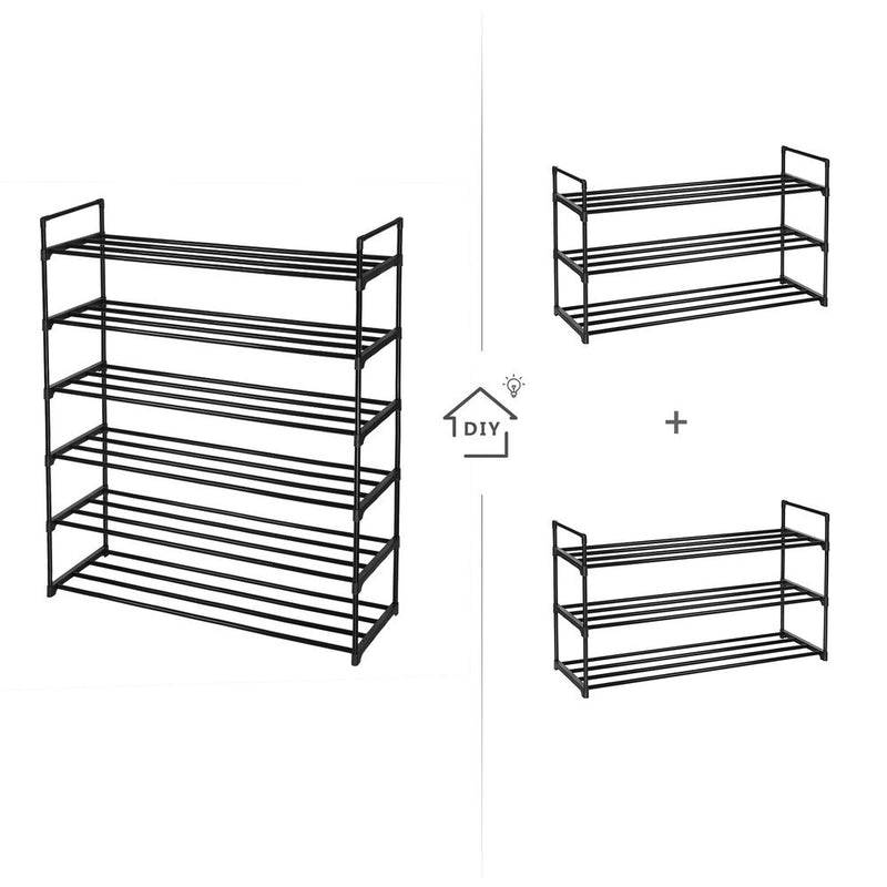 Segenn's Ferrarra Schoenenrek met 3 Planken – Opbergrek voor Schoenen – Compact Schoenenkastje
