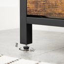 Segenn's Cardiff Schoenenbank - Zitbank met opbergruimte - Metaal-Hout - Bruin-Zwart