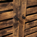 Segenn's Dressoir met 2 deuren - verstelbare planken - voor eetkamer - woonkamer - keuken - 110 x 33 x 75 cm - industrieel design - Vintage Bruinzwart