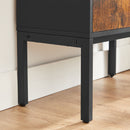 Segenn's dressoir - opbergkasten met deuren - keukenkast - bijzettafel - Industrieel design - Vintage - Bruin 60 x 30 x 60 cm