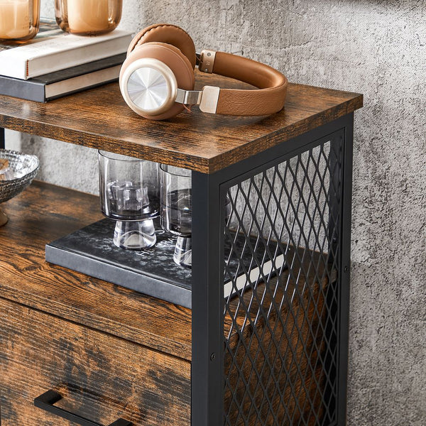 SEGENN Parma Moderne Opbergkast met Lade – Voor Keuken, Hal of Woonkamer-Lage Kast met Lade – Ideaal voor Extra Opbergruimte