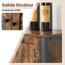 SEGENN Salero Dressoir met 3 Deuren – Opbergkast voor Keuken of Woonkamer-Veel Opbergruimte