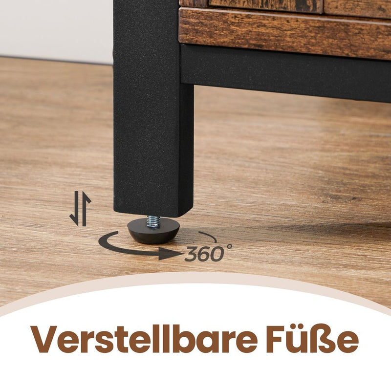 SEGENN Salero Dressoir met 3 Deuren – Opbergkast voor Keuken of Woonkamer-Veel Opbergruimte