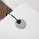 Segenn's XXL Zit sta bureau - Zit-sta Elektrisch Bureau - In Hoogte Verstelbaar - Bureaustandaard - Tafelonderstel met Motor - 140 x 70 x (73-114) cm - Staal - Wit