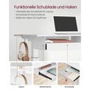 Segenn's zit sta bureau - zit sta bureau elektrisch met wielen - memoryfunctie met 4 hoogtes - traploos verstelbaar - WIT - 60 x 120 cm