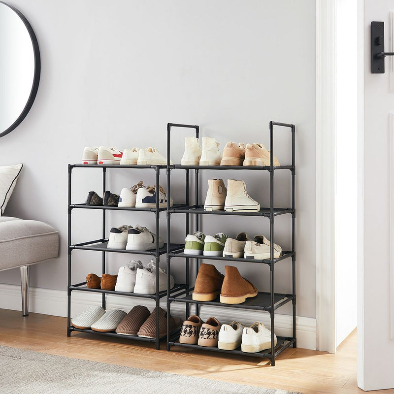 SEGENN Ravenna Hoog Schoenenrek met 10 Niveaus – Lichtgewicht & Compact-Slim & Stijlvol – Schoenenrek met 10 Verdiepingen