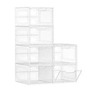 SEGENN Verona Schoenendoos Transparant 6 Schuhboxen – Wit – Opbergbox voor Schoenen-ShoeDisplay – Witte Opbergbox met Transparant Front