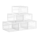 SEGENN Verona Schoenendoos Transparant 6 Schuhboxen – Wit – Opbergbox voor Schoenen-ShoeDisplay – Witte Opbergbox met Transparant Front