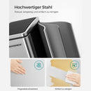 Segenn's Prullenbak - Afvalbak - 30 L Afvalbak Afvalscheiding - Met 2 binnenemmers Pedaalemmer voor keuken RVS 2 x 15