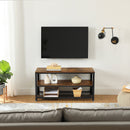 Segenn's Tv-Kast - Tv-meubel - Consoletabel - voor tv's tot 43 inch - industrieel - donkerbruin - 100 x 40 x 52 cm