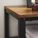 Segenn's Tv-Kast - Tv-meubel - Consoletabel - voor tv's tot 43 inch - industrieel - donkerbruin - 100 x 40 x 52 cm