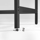 Segenn's Lagos Bureau - Bureautafel - Computertafel - Met 2 planken - Aan de rechter- of linkerkant - Zwart 120 x 60 x 75 cm