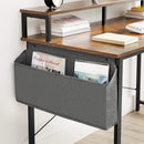 Segenn's Bureau - Opbergtas - Verstelbare poten - Industrieel - Vintage Bruin-Zwart 120 x 60 x 90 cm