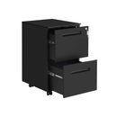 Segenn's Ladeblok - Ladeblok bureau - ladeblok op wieltjes - Verrijdbare - Afsluitbaar - Mat Zwart