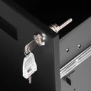 Segenn's Ladeblok - Ladeblok bureau - ladeblok op wieltjes - Verrijdbare - Afsluitbaar - Mat Zwart