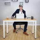 Segenn's Modern Bureau - Grote Computertafel - Stabiele en Mooie Kantoortafel met Groot Werkblad - PC-Tafel voor Thuiskantoor