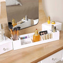 Segenn's Russo Kaptafel - met Draaibare Spiegel - Zonder Frame - voor Make-up - met Gestoffeerde Kruk