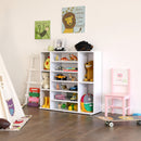 Segenn's schoenenrek - schoenenkast - opbergerkast - met verstelbare planken - schoenenopberger - 92 x 30 x 88,5 cm - Wit