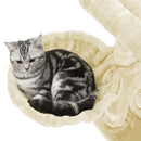 Segenn's krabpaal - kattenboom - met groot uitkijkplatform - beige