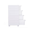 Segenn's Keukenkast - Keukentrolley - Keukenrek - Badkamerkast - op wielen - Wit