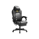 SEGENN Livorno Gamingstoel met Verstelbare Hoogte, Voetsteun en Hoofdsteun – Zwart-Comfort Gaming Chair – Inktzwart met Verstelbare Hoogte, Voetsteun en Kussensteun