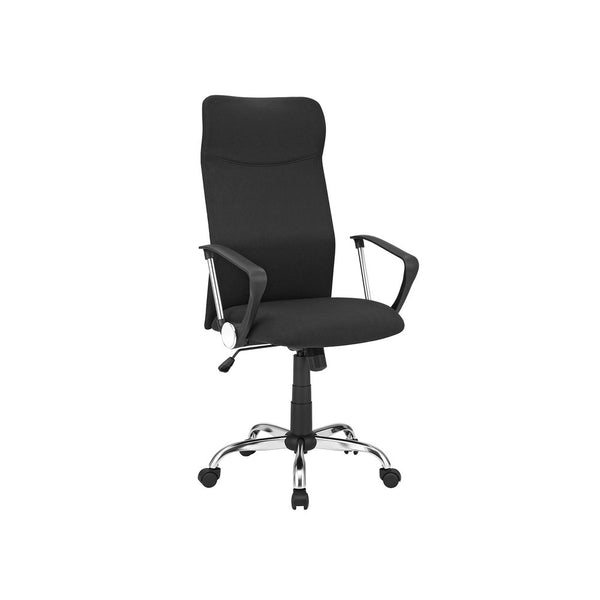 SEGENN Salerno Ergonomische Zwarte Bureaustoel met Comfortabele Zitting en Rugleuning