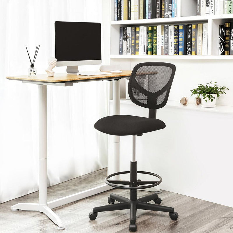 SEGENN Catania Bureaustoel met Mesh Rugleuning – Simpel en Verstelbaar-Minimalistische Kantoorstoel met Ademend Mesh Design
