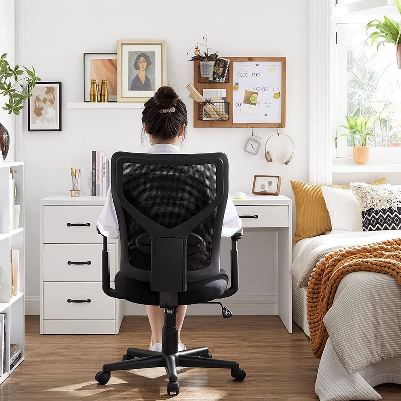 SEGENN Prato Ergonomische Bureaustoel met Mesh Rugsteun- Comfortabele Mesh Bureaustoel voor Thuis of Kantoor