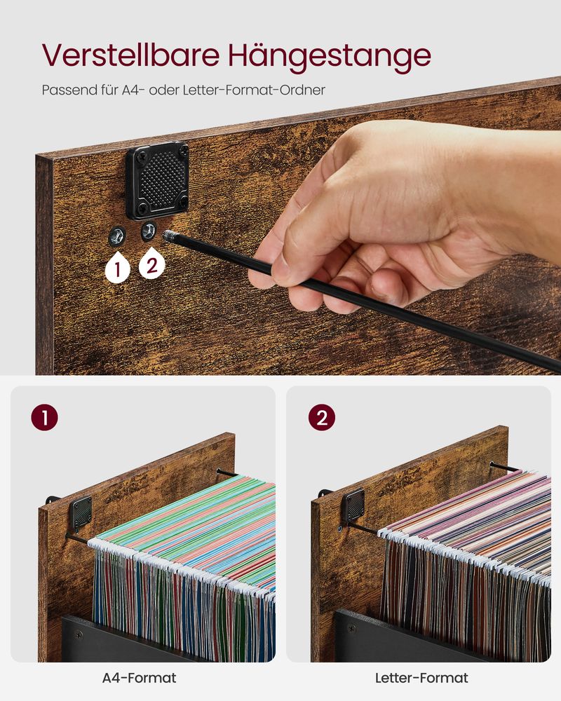 Segenn's Trieste Stevige Archiefkast met 3 Vergrendelbare Lades-Metalen Dossierkast met 3 Afsluitbare Lades