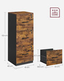 Segenn's Trieste Stevige Archiefkast met 3 Vergrendelbare Lades-Metalen Dossierkast met 3 Afsluitbare Lades