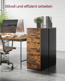 Segenn's Trieste Stevige Archiefkast met 3 Vergrendelbare Lades-Metalen Dossierkast met 3 Afsluitbare Lades