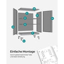 Segenn's Modena Stalen Opbergkast met Legplanken – Duurzame Metalen Kast voor Kantoor, Werkplaats of Garage