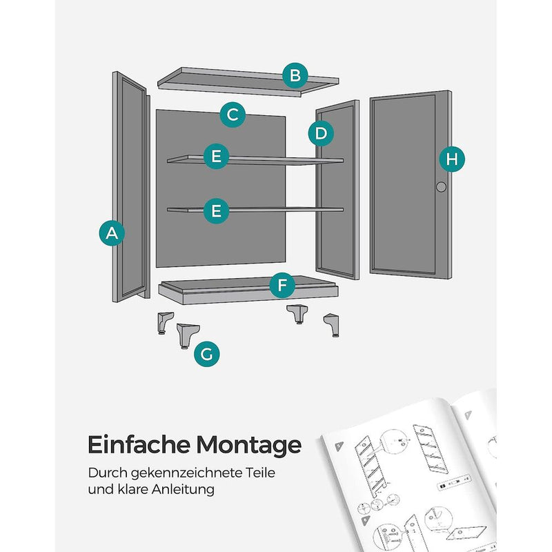Segenn's Modena Stalen Opbergkast met Legplanken – Duurzame Metalen Kast voor Kantoor, Werkplaats of Garage
