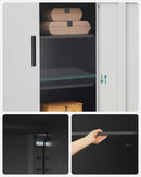 Segenn's Verona Stalen Kantoorkast met 2 Deuren – Duurzame Metalen Kast voor Documenten en Opbergruimte