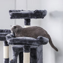 Segenn's XXL krabpaal - kattenbak 168 cm - rookgrijs