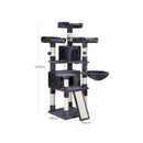 Segenn's XXL krabpaal - kattenbak 168 cm - rookgrijs