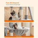 Segenn's Krabpaal - Kattenboom XXL 168 CM - Luxe Kattenhuis - Katten