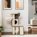 Segenn's kattenbak - krabpaal - hoogte 96 cm - walnootkleur