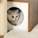 Segenn's kattenbak - krabpaal - hoogte 96 cm - walnootkleur