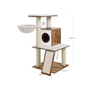 Segenn's kattenbak - krabpaal - hoogte 96 cm - walnootkleur