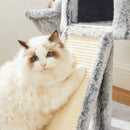 Segenn's Luxe Krabpaal - kattenboom - kattenbak - XXL krabplank voor het slijpen van klauwen - Lichtgrijs